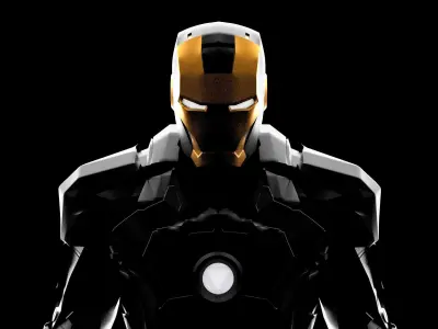 Iron Man head 3D model