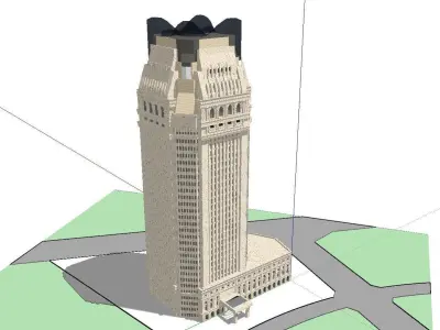 vacation spot-Resort-Fashion Leisure Hotel-0112 3D model