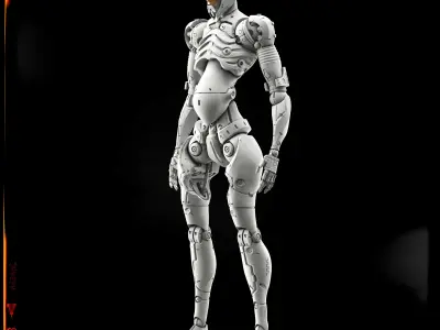 ADAM ROBOT-Cybernetist Zbrush 3D model-STL FILE FOR 3D PRINT 3D print model