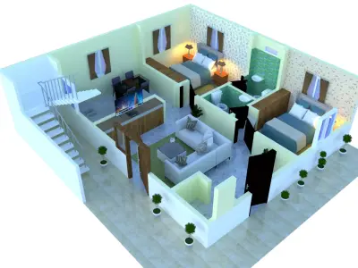 Floor Plan 3D model