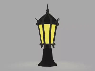 Big Lamp  Low-poly 3D model purchase