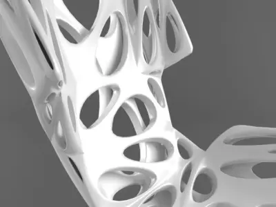 Futuristic Sci-Fi Chair Armchair for Modern Scenes Living Room 3D model