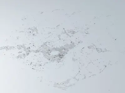 Montreal Streets and Buildings 3D model