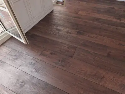 Wooden floor 30 WITHOUT PLUGINS 3D model