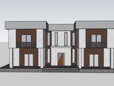 Modern House Project 3D model