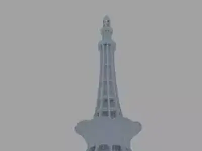 Minar e pakistan blender blend 3D model