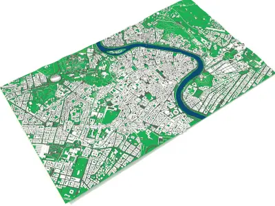 Rome city in Italy 3D model