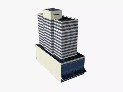 126 Margaret Street Low-poly 3D model