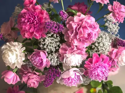  Pionea spiraea bouquet 