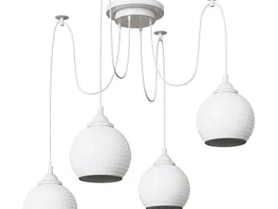 Chandelier VITALUCE Reflection 4xE27 max 60W 3D model