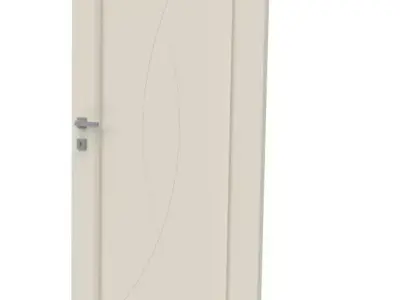 wooden Door  3D model