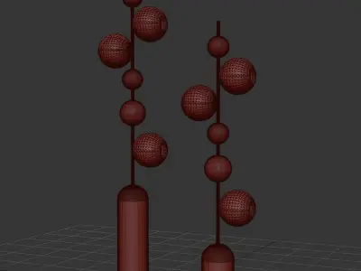 FLOOR LAMP 01 3D model