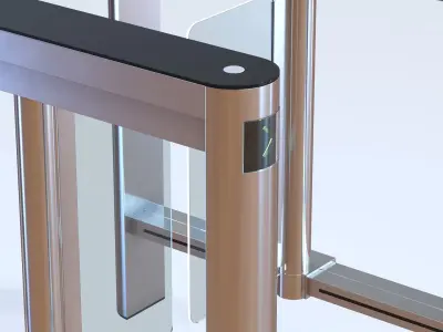 Swing Turnstile Easy Gate SG1000 3D model