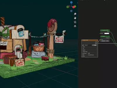 Cookie House - Unlit 3D model