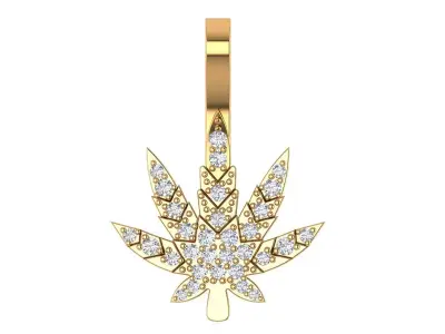 Leaf Pendant 3D print model purchase