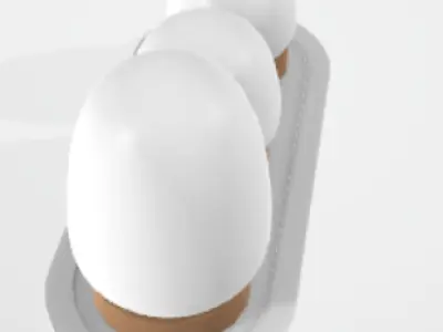 egg light 3D model