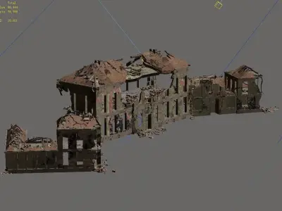War-city-scars 06 3D model