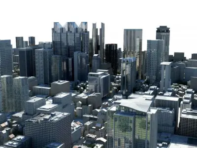 city 03 am 133 3D model