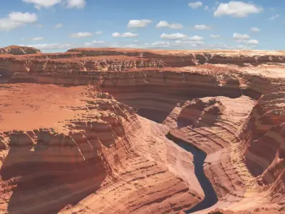 Canyon Landscape 003 3D model