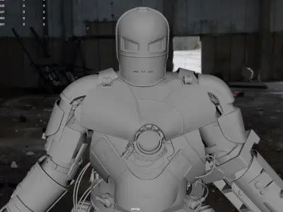 Iron Man MK 1 3D model