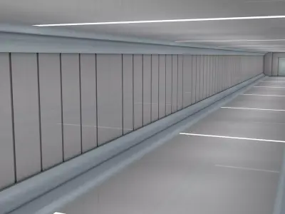 Sci Fi Interior 3D model