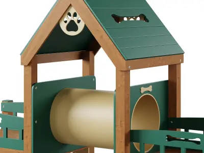 Dog training ground equipment 2 by TerraBound Solutions 3D model