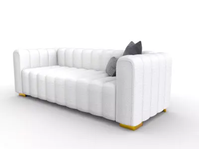 Modern 3 Seater Sofa 3D model