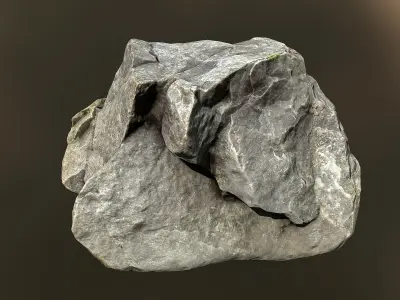 Rock lowpoly Low-poly 3D model