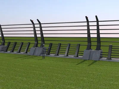 Fence 3D model