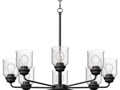 ACADIA 8 LIGHT CHANDELIER 3D model