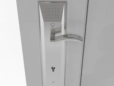 Interior Door Low-poly 3D model