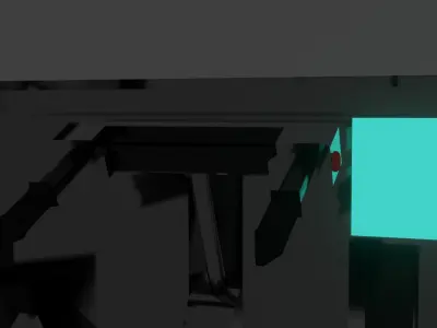 Missile-Shooting War Rig 3D model