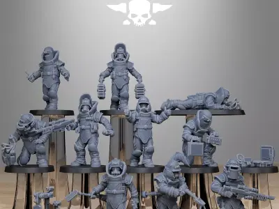 GrimGuard Bomb Squad 3D print model