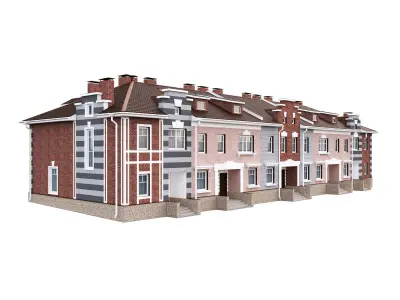 Classical Townhouse 2 3D model