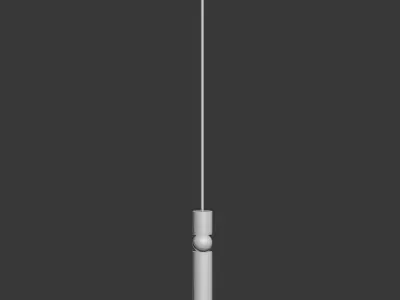 Fulcrum Light Polished Chrome Lee Broom 3D model