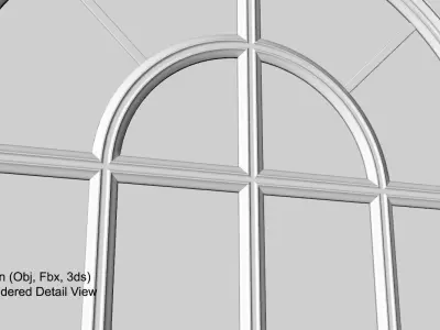 Arch Window 3D model