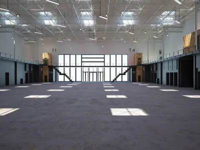 Exhibition Hall 14 interior 3D model
