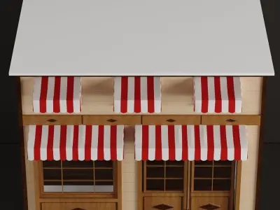 Children playhouse A restaurant for kids 3D model