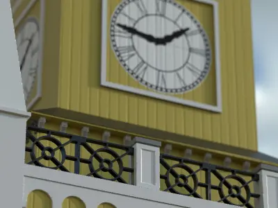 Amiralitetsklockstapeln - The Admiralty bell tower  3D model