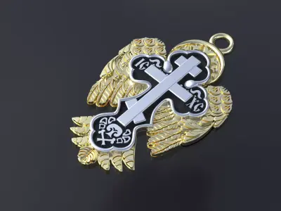 Orthodox cross cnc model or  3D print model purchase