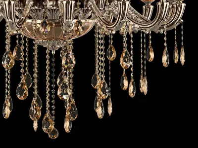 MD 89360-34 Osgona Chandelier 3D model