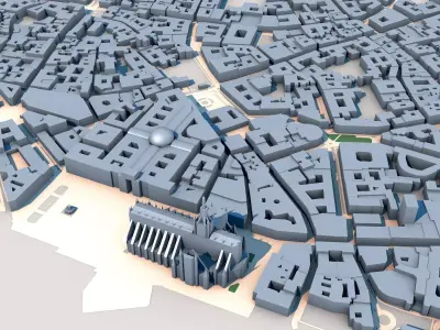 Teatro alla Scala Milan Italy 3D model