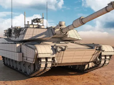  M1A1 Abrams Main Battle Tank Only UVW 