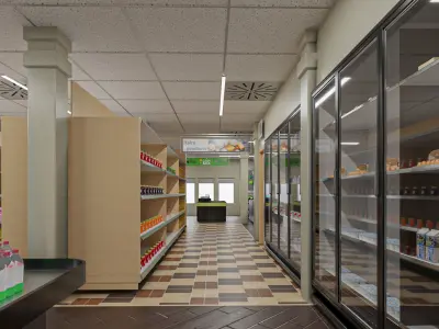  Grocery Store With Range of Products 