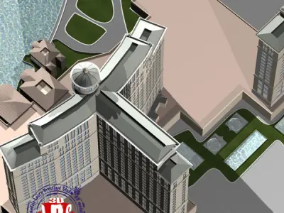 Bellagio Hotel Las Vegas 3D model