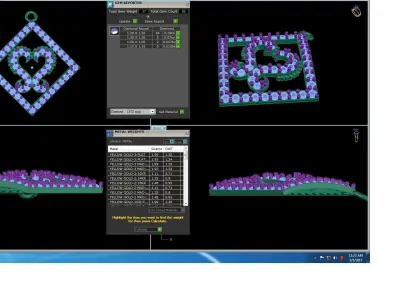 Diamond Pendant 3D print model