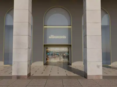 3d model vetrine La Rinascente Milano  3D model