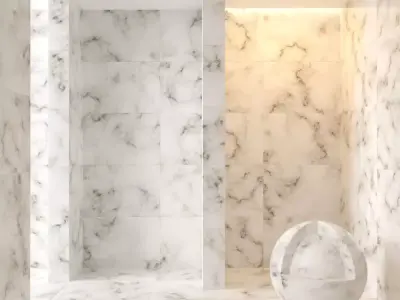 Marble wall 266 3D model