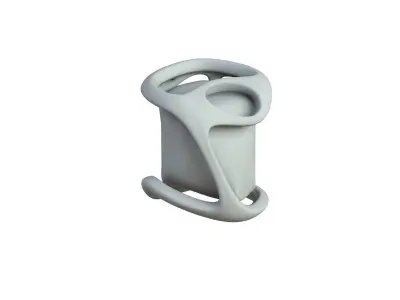 SciFi Shape Object Low Poly 44433 Low-poly 3D model