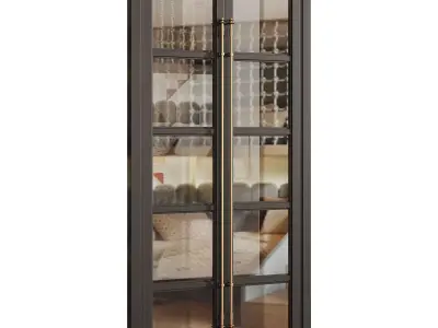 Interior door 26 Low-poly 3D model